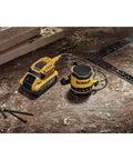 Rugged Jobsite Bluetooth Speaker With USB C Rechargeable Battery IP67 Dust And Water Resistant on workbench