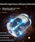 Close-up view of 72V 3000W Brushless Electric DC Motor With Internal Temperature Sensor for scooters displaying copper core and wires.