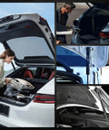 Chevrolet Traverse rear liftgate lift supports gas struts pair 2009 through 2017 2 piece set OEM replacement in use