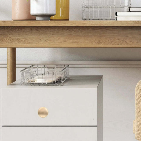 Gold Zinc Alloy Cabinet Pull Handle, Single Hole Door Pull For Wardrobe And Drawer on modern cabinet