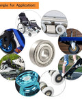 6200Z Shielded Ball Bearing 10mm By 30mm By 9mm Deep Groove Sealed Replacement Part For Bikes Scooters And Industrial Machinery Built Tough Chrome Steel 1 Piece in wheel applications