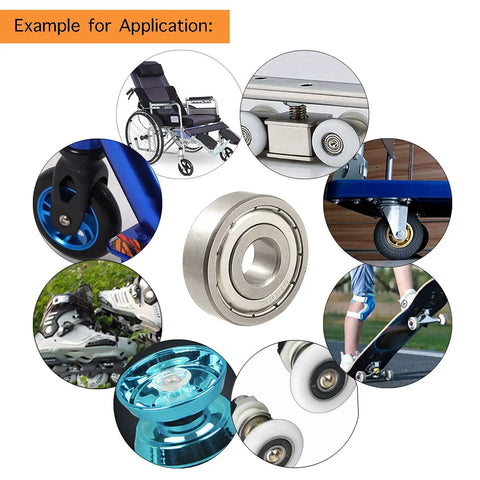 6200Z Shielded Ball Bearing 10mm By 30mm By 9mm Deep Groove Sealed Replacement Part For Bikes Scooters And Industrial Machinery Built Tough Chrome Steel 1 Piece in wheel applications