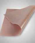 PTFE Teflon Nonstick Sheet Roll 39 Inch By 10 Yard, 5 Mil Thick Craft Mat, close-up view of sheet partially rolled