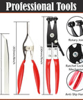327 Piece Spring Hose Clamp Assortment Kit With Pliers And Tweezers For Fuel Line Vacuum Silicone Air Hoses 6 To 38mm Carbon Steel Heavy Duty Fixin. 203mm pliers and 125mm tweezers