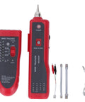 Wire Tracer Receiver Kit and Network Cable Tester Line Finder for Pro Grade Telephone Line Maintenance with headset