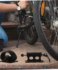 One Set Fork Mount Bracket For Roof Racks With Quick Release Front And Rear Mounts Lightweight Aluminum Alloy Bike Rack Gear visible