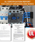 Upgraded Septic Control Panel With Alarm And Float Switch UL-certified breaker and wiring inside IP67 enclosure