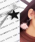 100 Pcs White K Ball Earring Studs With Loop Backs Hypoallergenic Posts For Jewelry Making Craft Projects And DIY Earring Supplies Ideal For Custom Studs Hoops Bead Jewelry And Creative Jewelry, star tassel earring