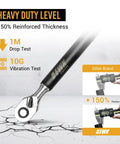 Half Inch Drive Digital Torque Wrench With LED Display And Audible Beep, 10 To 200 Nm, heavy duty level handle shown
