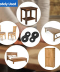 20 Piece Heavy Duty Figure Eight Table Top Fasteners Thick Iron Desktop Connectors Pro Grade Hardware For Furniture Assembly used in various furniture.