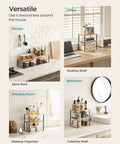 No Sweat Set Of Two Cabinet Organizer Shelves That Serve As A Slick Kitchen Spice Rack And Countertop Pantry Station With Duh Easy Setup and Heavy Duty Build for kitchen spice storage.