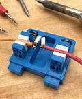 Adjustable Heat Resistant Soldering Jig With Durable Jaw Fixture for rock solid no slip precision soldering and wire clamping.