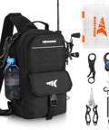 Everyday Essential Sling Tackle Bag And Tool Set With Fishing Scale Waterproof 3500 Tackle Box And 7 Inch Pliers Lip Gripper