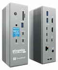 Built Different Thunderbolt 5 Docking Station, 16-In-One Powerhouse with ports for USB, HDMI, and SD card slots.