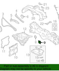 Diagram showing part #9, Oil Control Valve For Subaru Engines 10921AA231 OEM Standard Replacement.