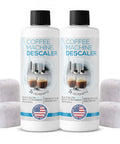 Descale Kit For Keurig 1.0 And 2.0 Coffee Makers And Espresso Machines, Descaler Solution With Four Uses Plus Four New Filters