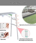 Scaffolding Equipment Foldable Work Platform And Ladders Portable Multipurpose Scaffold Tower With Adjustable Height Levels