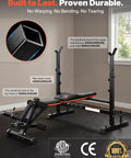 All In One Olympic Weight Bench With Roman Chair Preacher Curl And Leg Extension Foldable 1870 Pound Capacity Wide Bench Press Rack