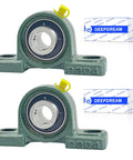 Self Aligning Pillow Block Bearing Kit Four Pack UCP204-12 With Three Quarter Inch Bore Mounted Chrome Steel Bearings