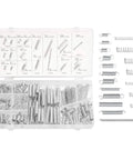 Massive 200PCS Spring Assortment Kit Loaded With Compression And Tensile Springs For DIY Home Repairs Electrical Appliances And Auto Furniture Fix It Projects Made To Last. 200pc zinc steel spring set in storage case