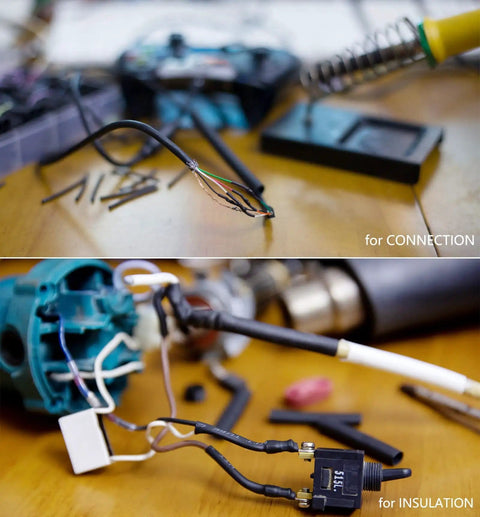 580 Pcs Heat Shrink Tubing Kit With 2 To 1 Shrink Ratio used in electronics for wiring and insulation.