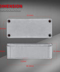 Dimensions of 1590A Diecast Aluminum Guitar Pedal Enclosure Stomp Box Case Unfinished 92x38x31mm DIY Effects Box