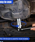 Six Pack Metal Grease Gun Nozzle Tips 1/8 NPT Couplers Replacement For M18 Two Speed And M12 Cordless Guns in use