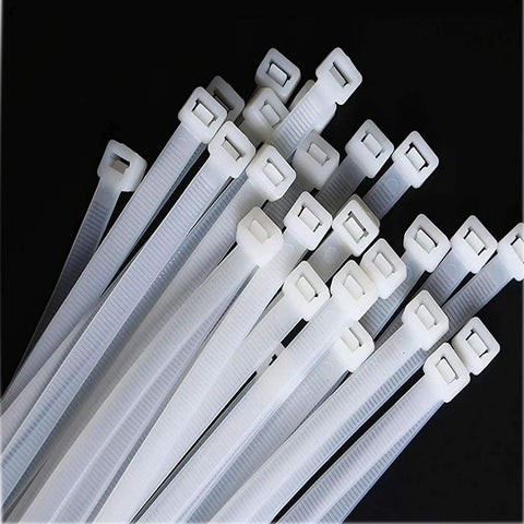 18 Inch Zip Ties Heavy Duty 60 Pound Cable Ties 100 Pack Outdoor UV Resistant Nylon Ties Three Sixteenth Inch Wide and Six Hundredths Inch Thick Long Plastic Tie Wraps for Bundling, Outdoor Projects, and DIY Fixes