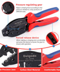 Spark Plug Wire Crimping Tool Kit With 36 Boots And Terminals Crimp And Stripping Tool Set For 180 Degree 90 Degree Straight Ignition Wire