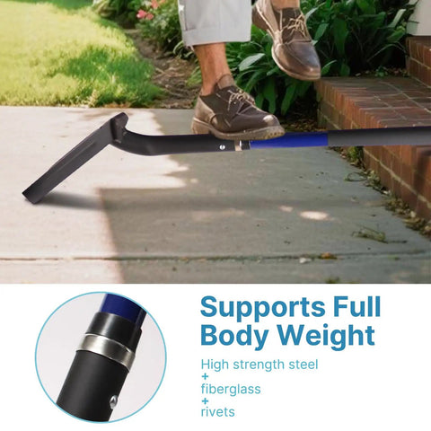 Heavy Duty 4 Inch Trench Shovel With Blue Fiberglass Handle For Narrow Trenching And Digging In Rocky Soil supporting weight