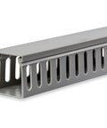 2x2in Open Slot Cable Raceway Duct With Cover for Server Racks, PVC Cable Management Organizer, Cord Hider, 5.6ft Long