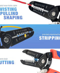 Beast Of A Wire Stripper And Cutter For 10 To 20 AWG Stranded And Solid Wire With Precise Cuts Durable Build And Serrated Nose