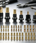 Pro Tips For Panel Pros: This 6 Size Rivet Nut Pliers And 60 Press In Nuts Kit Is The Ultimate Tool Mandrel Set For Metal Assembly, Brackets, And DIY Projects That Get Stuff Done Fast Without Breaking Bank Or Burning Out. 6-size brass rivet nuts set