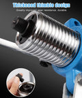 Close-up of Rock Solid Hydraulic Bearing Puller Kit showing thickened thimble design, durable steel components for heavy duty use.