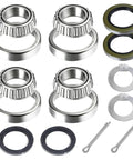 Road Ready Trailer Bearing Rebuild Kit Designed For 2000 To 2200 Pound Axles with L44643 and L44610 inner outer seals.