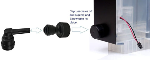 Direct Water Line Hookup Fitting With 90 Degree Elbow For Keurig Commercial Brewers B150 B155 K150 K155 B150P B155P K150P K155P K2500 Plumb Kit To A Quarter Inch Water Line installation steps
