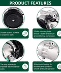 Product features of Keep Your Whip Cool In Heatwaves Direct Fit AC Compressor With Clutch for Hyundai Elantra and Kia Forte.