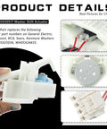 Heavy Duty Washer Shift Actuator Replaces Wh03x30517 For Ge Machines, white plastic unit for washer cycle control.