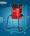 Electric Leaf Mulcher And Shredder No More Bagging For Wet And Dry Leaves Grass Clippings Pine Needles Portable