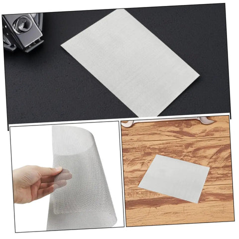 Stainless Steel Welding Mesh Repair Kit For Car Bumpers And Auto Body Quick Fixes showing versatile metal patch sheets.