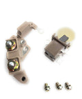 Alternator Repair Kit With Terminal Block And Brush Holder Assembly For Chrysler Dodge Jeep Alternator parts with mounting screws.