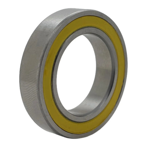Two Pack 6806 Ceramic Bearing Set For BB30 Bikes, 30x42x7mm Si3N4 Ceramic Balls, 6806 2RS With Nylon Cage, close-up view.