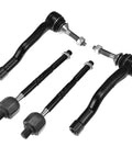 Front Inner And Outer Tie Rod End Links Kit 4 Piece For Ford Edge 2015 to 2018 Fusion 2013 to 2017 Lincoln MKZ 2013 to 2017 MKX 2016 to 2018 OE ES801109 ES801110 EV801122, 4-piece steering linkage