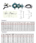 Heavy Duty Eight Inch Three Jaw Self Centering Chuck With Quick Release Base For Welding Positioner Turntables and Shop Workbenches diagram and specifications.