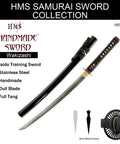 Unsharpened Stainless Steel Wakizashi Iaito For Iaido Practice 21 Inch Blade With Bo Hi Fuller Dope Safe Training Sword For Katas