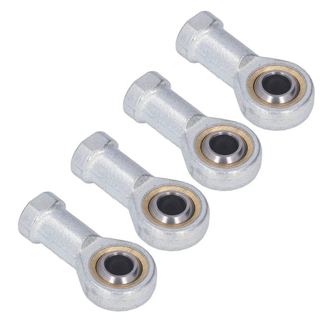 Bulletproof Spherical Rod End Bearings 4 Pack featuring genuine right hand thread, self aligning design with a 10mm bore.