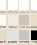 Color swatches including No. 04 White Haze, a barely off-white shade for White Paint Touch Up For Appliances And Porcelain High Gloss Enamel No 04 White Haze 1.5 Oz Ideal Bathtub Tile And Appliance Repair For Interior And Exterior Use Quick Fix.