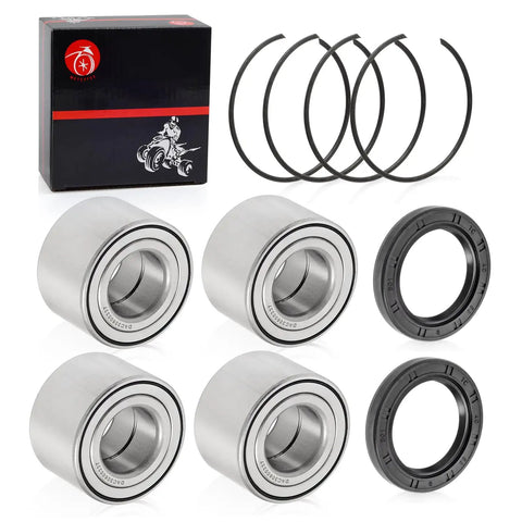 Heavy Duty Front And Rear Wheel Bearing Set 30x60x37mm With Circlip For Maverick Commander Outlander Renegade Max shown with seals
