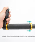Hand installing Two Piece Handlebar End Grips For 20 To 23 Mm Bars Road Bike And MTB Aluminum Alloy Easy Install Grippy And Sturdy