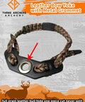 Adjustable Archery Bow Wrist Sling with Hand Loop and Loop Carrier Lightweight 0.1lb Steady Grip Stabilizer for Target Shooting